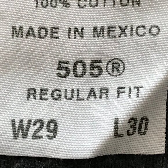 Vintage Levi's 503 Regular Fit Jeans Women 29 Black Mid Rise Stretch 18083 - Picture 4 of 13